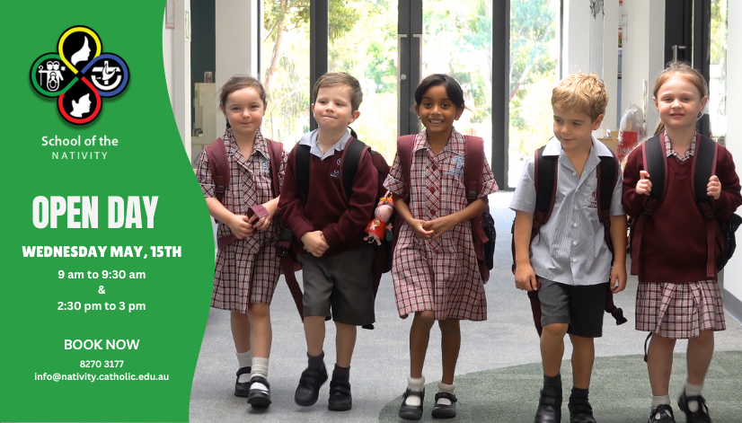Open Day – Wednesday May 15th